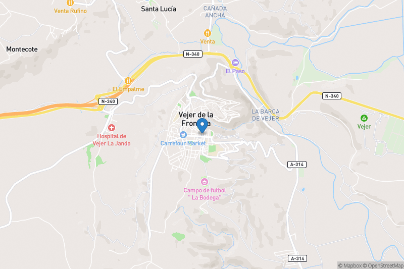 La Janda Vejer - Open Street Map